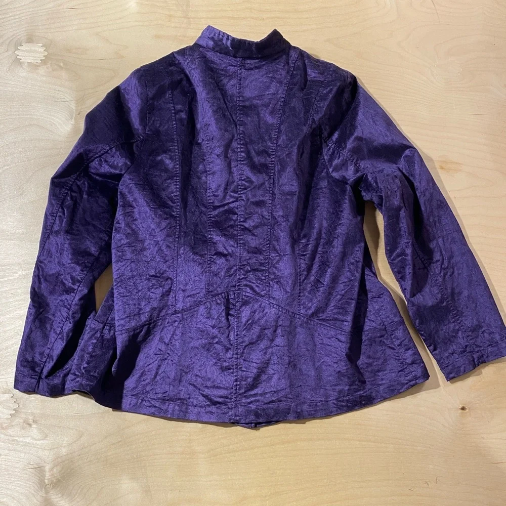 CJ Banks Rich Purple Blazer 1X (OG)